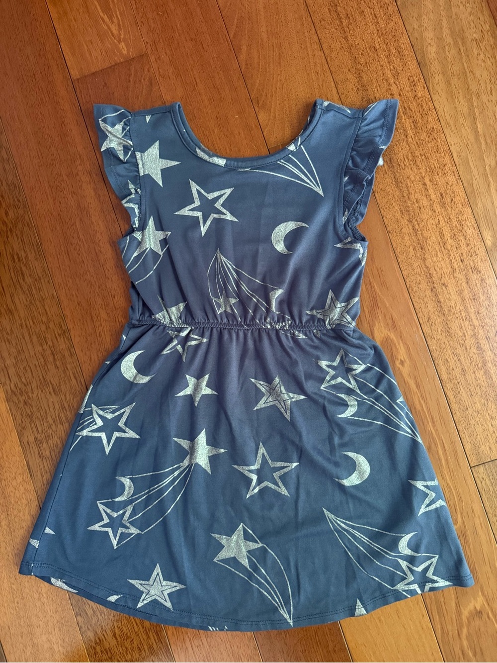Epic Threads Navy Dress with Silver Stars & Moons